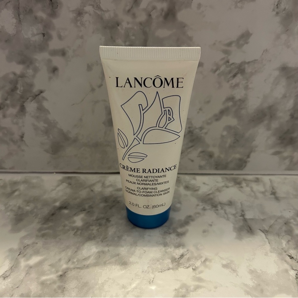 New! Lancôme Crème Radiance Cream to Foam Cleanser 2oz travel size